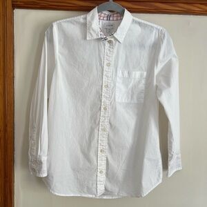J. Crew Classic White Button-Down Shirt